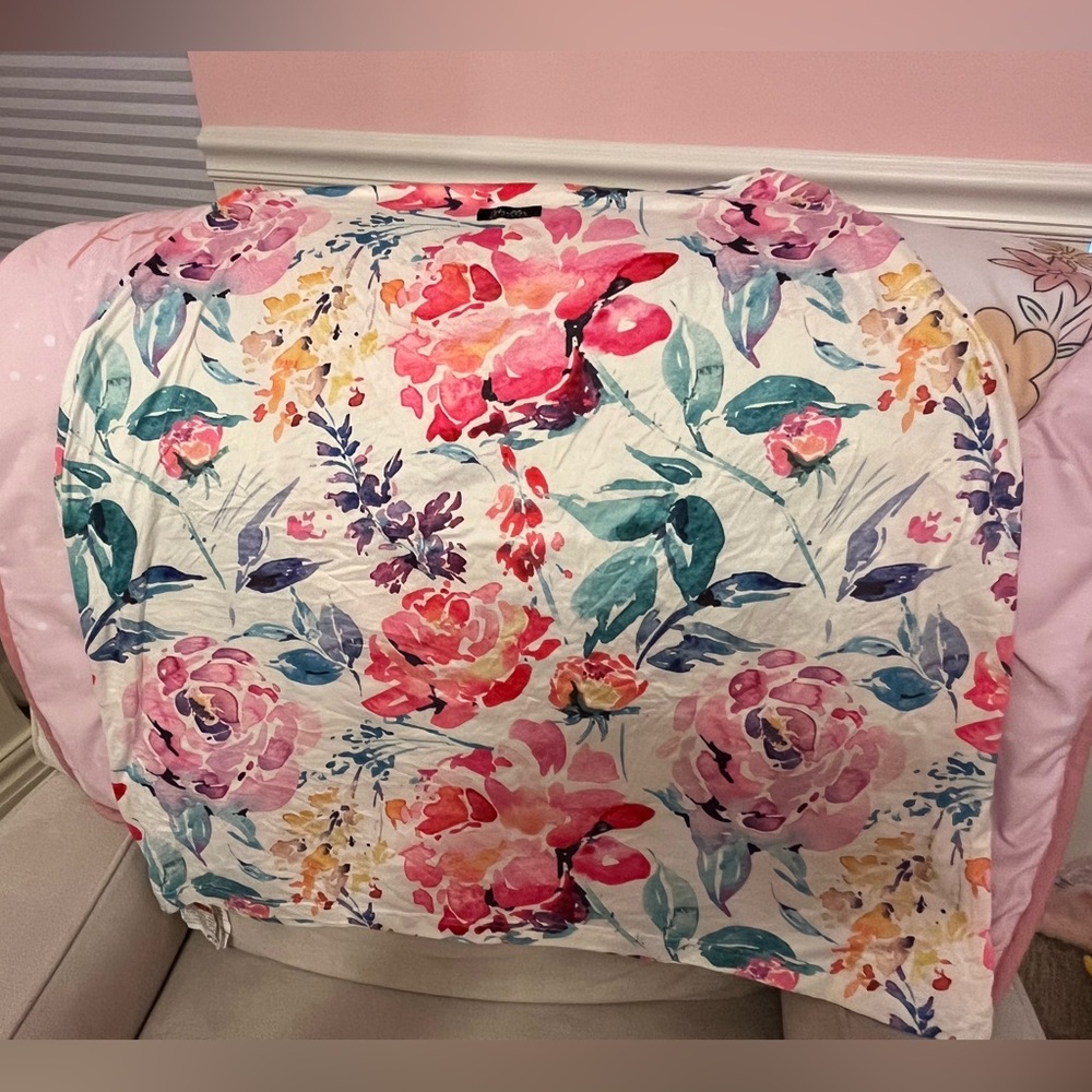Stroller society Car Seat Canopy and Breastfeeding Cover - Flora